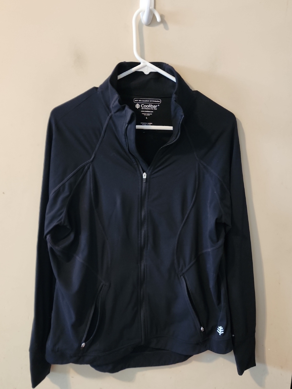 Coolibar Women's Black Full-Zip Sun Jacket